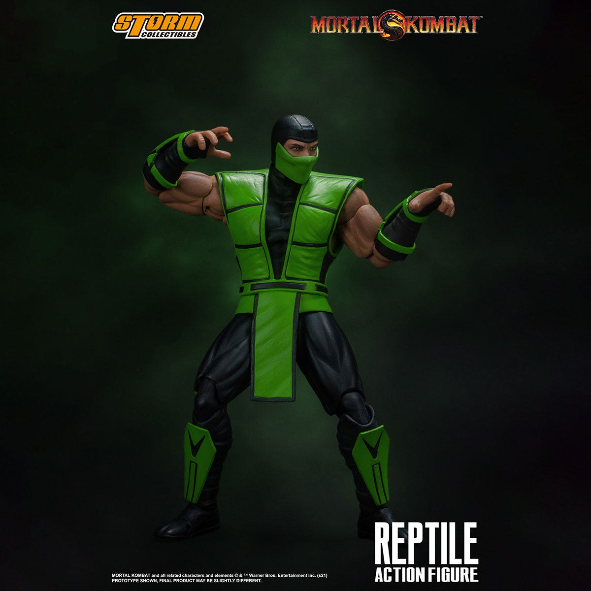 Storm Collectibles 1/12 Reptile 'Mortal Kombat' Action Figure | 4897072871975
