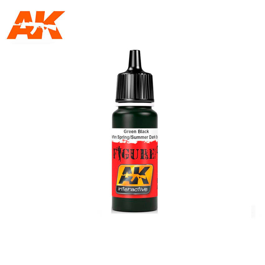 AK Interactive Green Black / Waffen Spring / Summer Dark Spots | 8436535575980