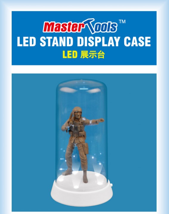 Master Tools Display Case - LED STAND (84X185mm) Round Top | 9580208098630