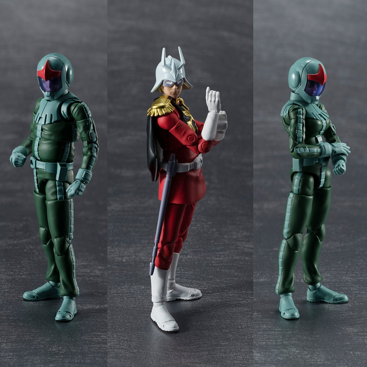Megahouse G.M.G Principality of Zeon Army Solider 04-06 (Normal Suit Solider & Char Aznable) 'Gundam' | 4535123831768