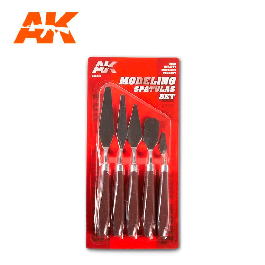AK Interactive Modeling Spatulas Set | 8435568306103