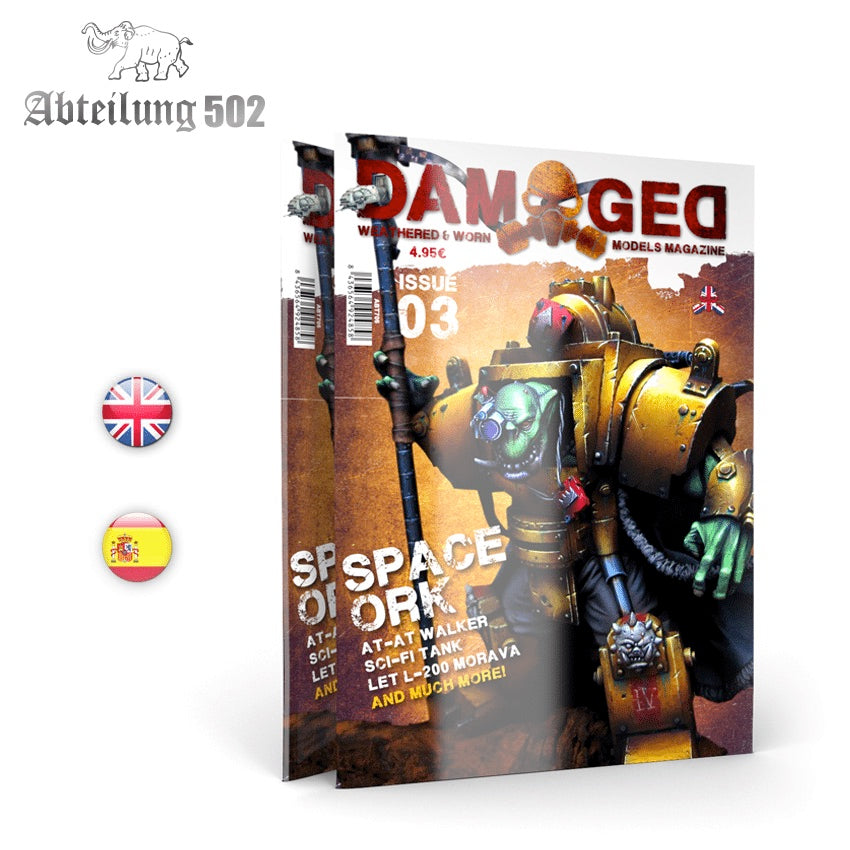 Abteilung502 DAMAGED, Worn and Weathered Models Magazine - 03 (English) | 8436564924858