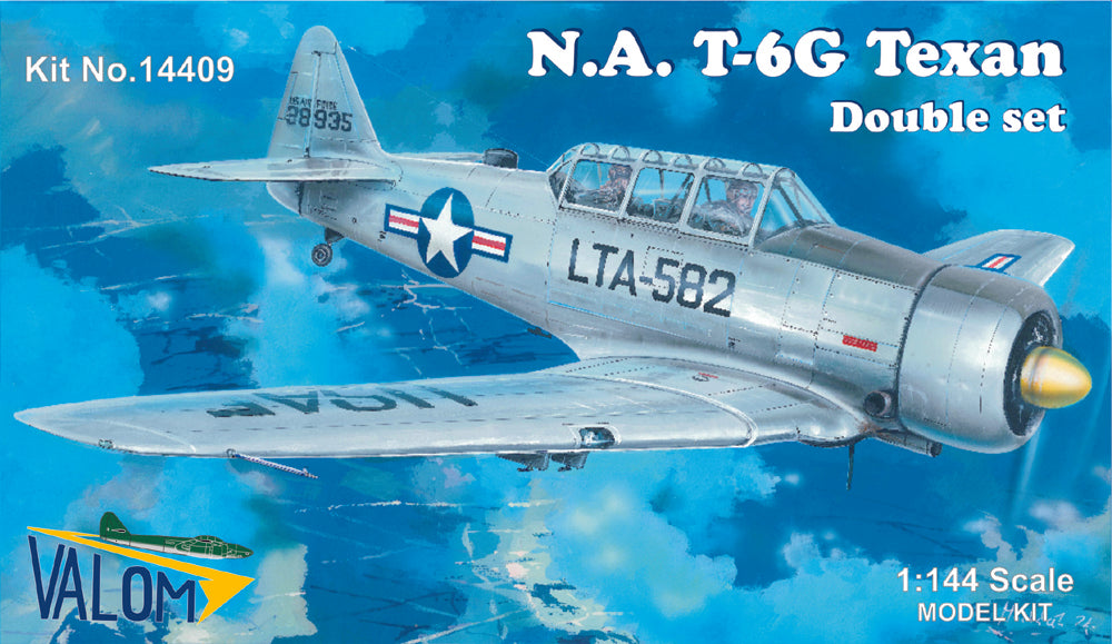 Valom 1/144 N.A.T-6G Texan (Double Set - Silver Series) | 8594054294499
