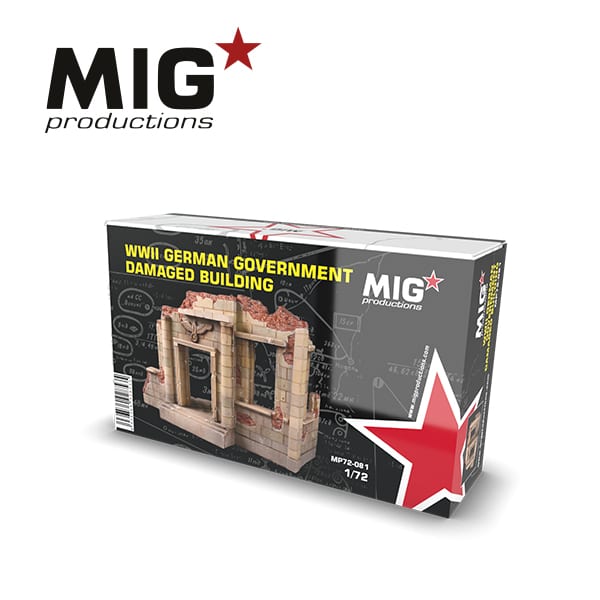 MIG 1/72 German Damaged Building | 8436564928535