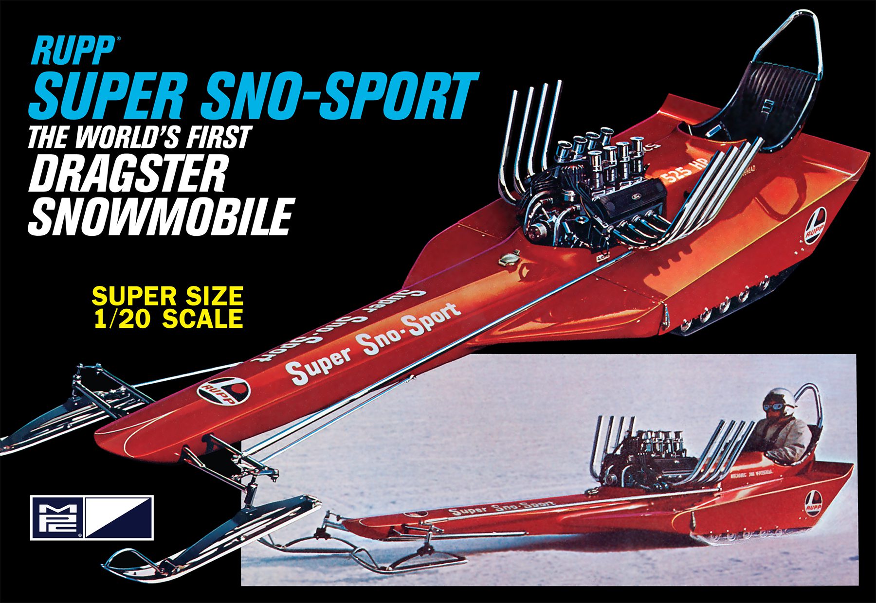 MPC 1/20 Rupp Super Sno-Sport Snow Dragster | 849398052112