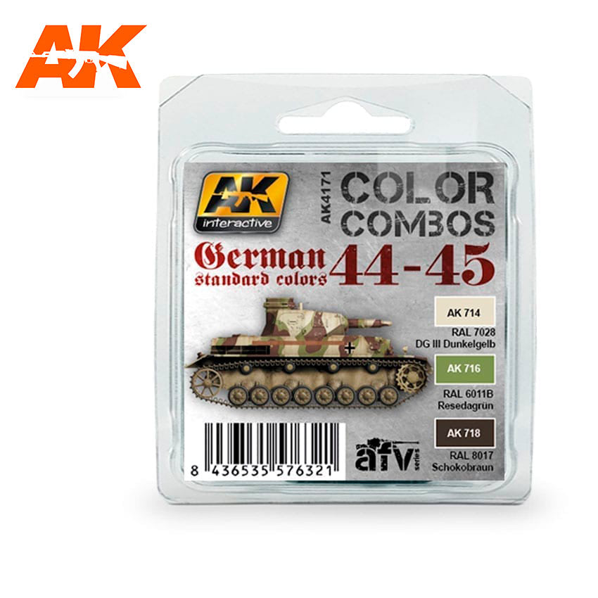 AK Interactive German Standard 44-45 Color Combo | 8436535576321