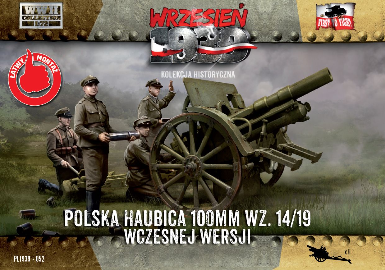 First to Fight 100mm Polish wz. 14/19 Howitzer, Early Version | 9788364186561