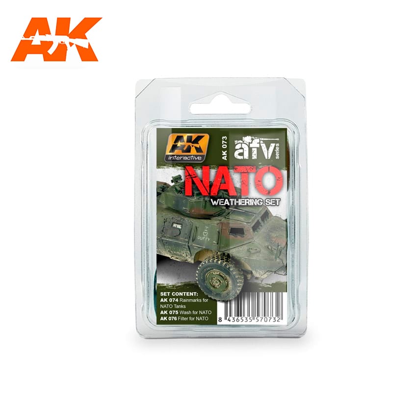 AK Interactive NATO Weathering Set | 8436535570732