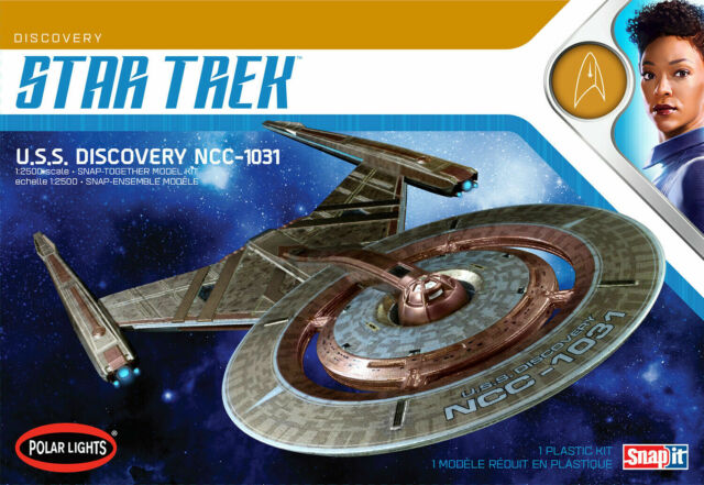 Polar Lights Star Trek USS Discovery NCC-1031 Snap Kit | 849398029961