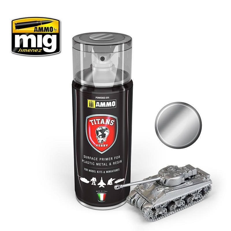 Titans Hobby Bare Metal Primer, 400ml Spray | 7426842918939