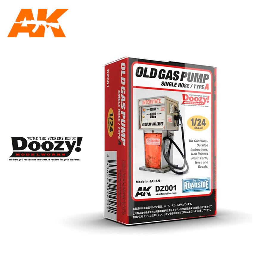 Doozy 1/24 Old Gas Pump Single Hose / Type A | 8436564924582