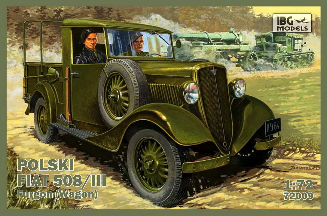 IBG Models 1/72 Polski Fiat 508/III furgon (wagon) | 5907747900097