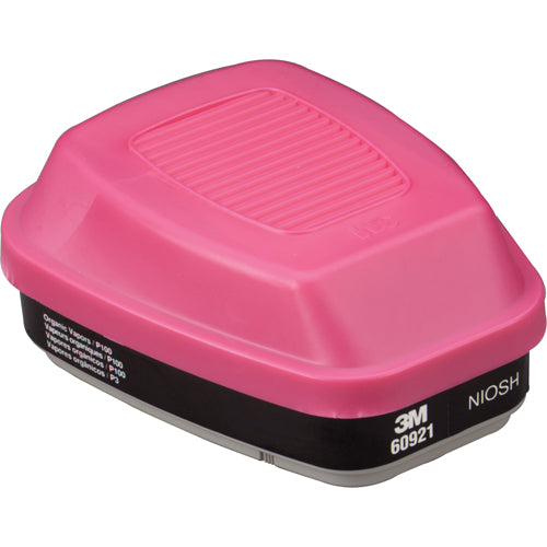 3M 6000 Series Combination Gas/Vapour/P100 Filter Respirator Cartridges, 60921 Organic Vapour/P100 - 2 Count | 51138464653