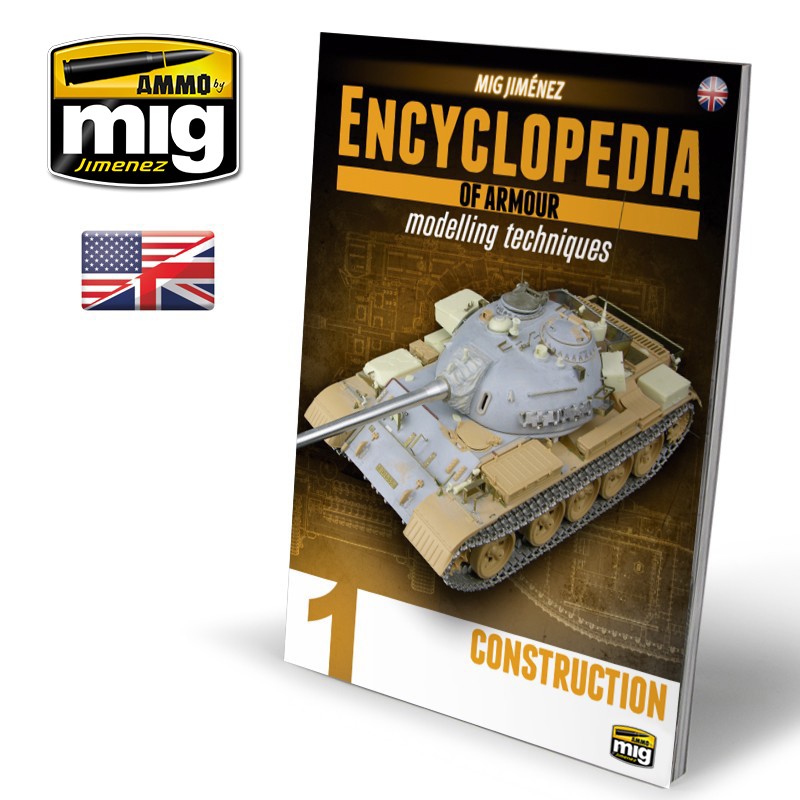 Ammo Mig Encyclopedia of Armour Modelling Techniques - Vol. 1: Construction (English) | 8432074061502