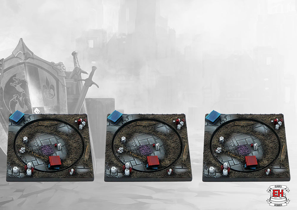 Elrik's Hobbies: Cursed Cathedral Bases - Cavalry (PBW8511) | 5213009014267