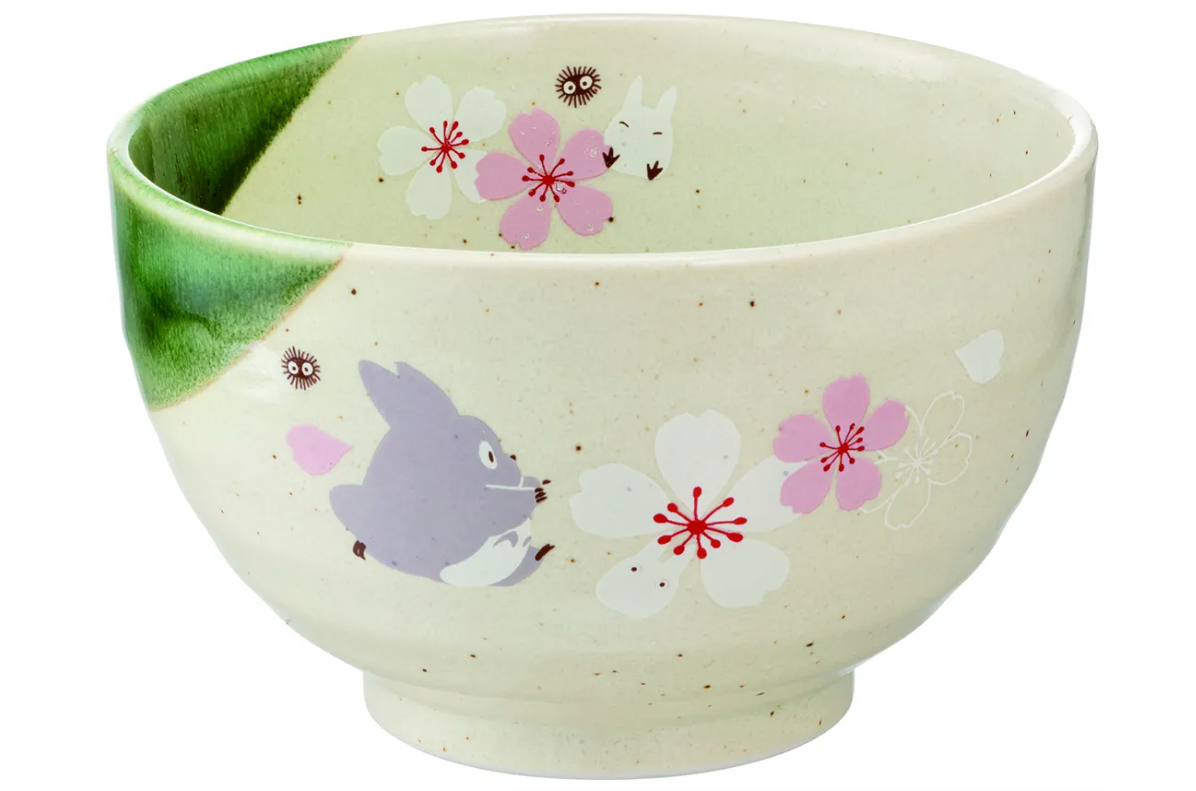 Skater Totoro Traditional Japanese Dish Series - Bowl (Sakura/Cherry Blossom) "My Neighbor Totoro" | 4973307544194