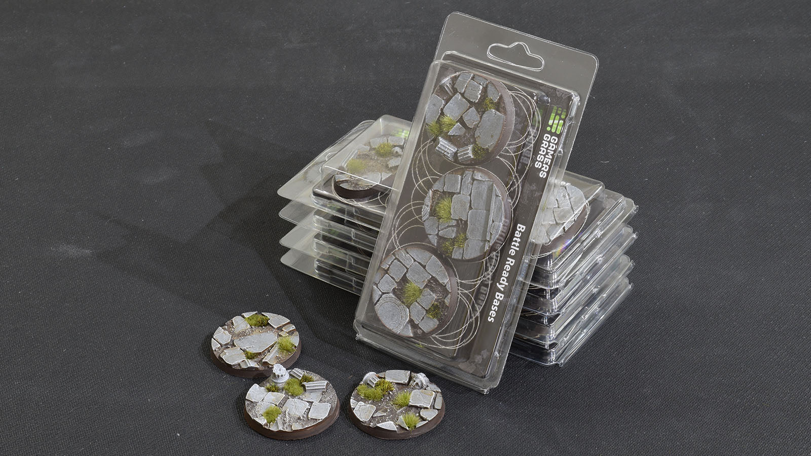 Gamers Grass Battle Ready Bases - Temple - Round 50mm (x3) | 738956789198