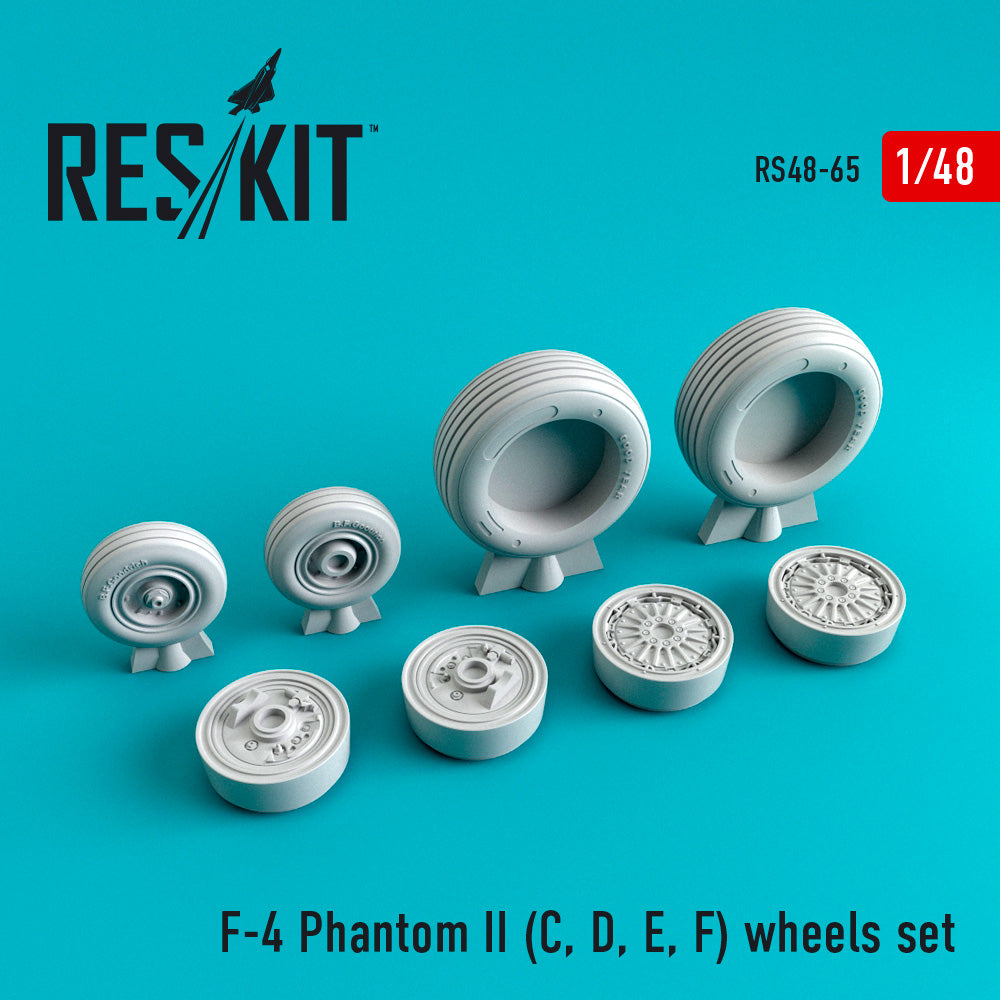Res/Kit F-4 Phantom II (C, D, E, F) wheels set | 4824594100658