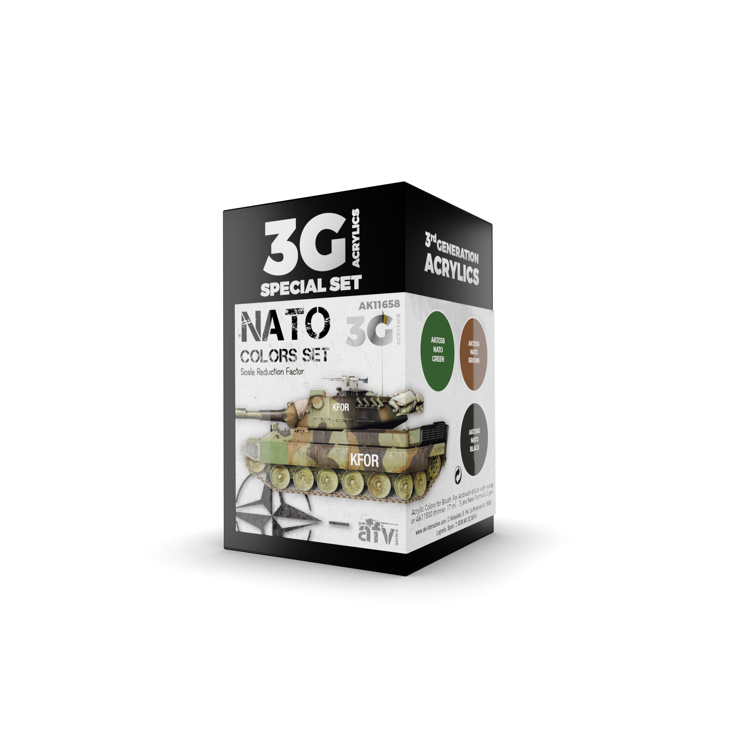 AK Interactive 3G NATO Colors | 8435568311220