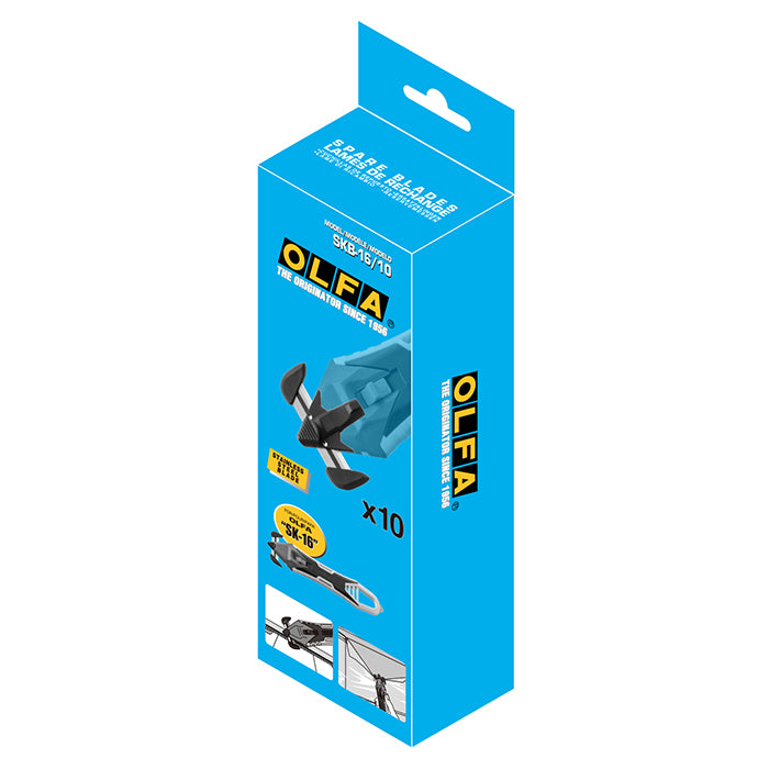 OLFA SKB-16/10 Concealed Dual-Edge Safety Blade Heads, 10-Pack | 91511230499