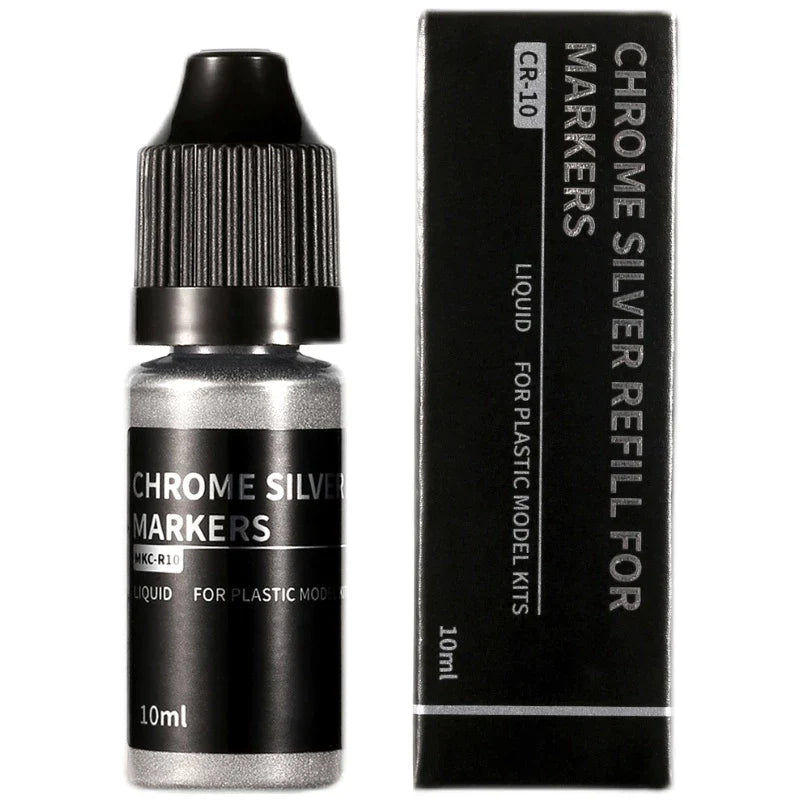 DSPIAE Chrome Silver Refill For Markers 10ml | 6970845567751