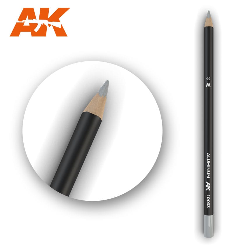 AK Interactive Weathering Pencil - Aluminum (Box - 5 Units)