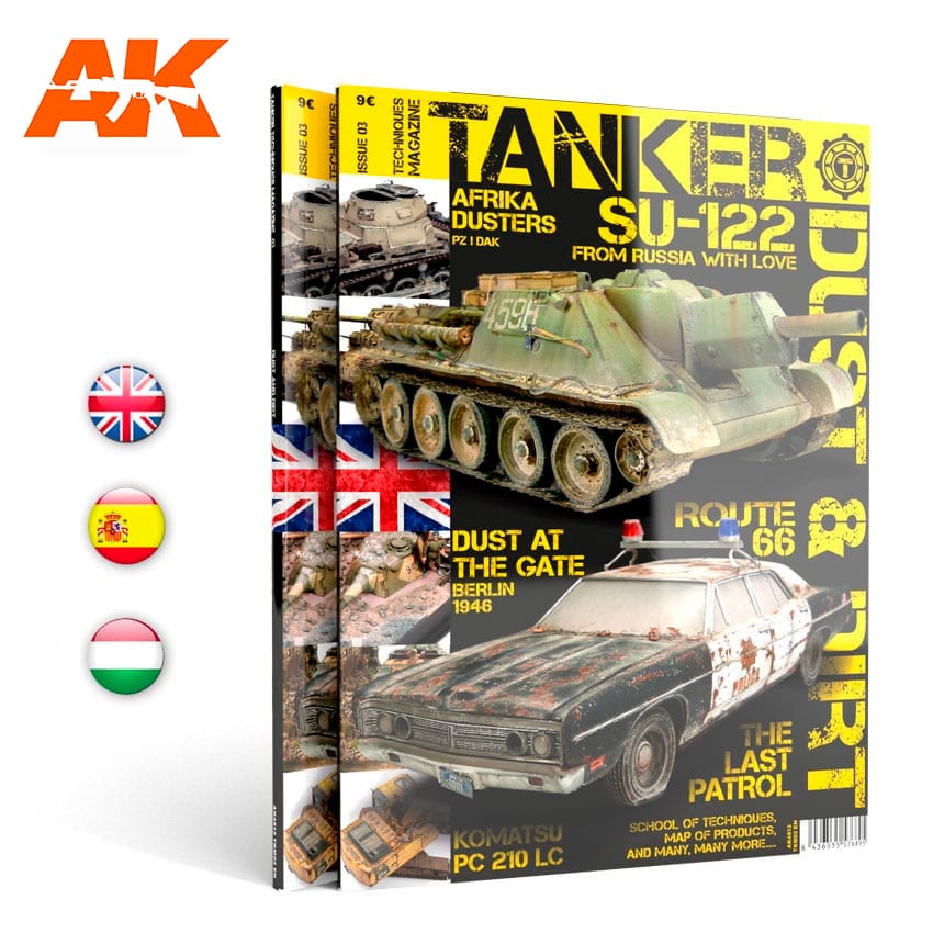 AK Interactive TANKER 03 'DUST & RUST' - English | 8436535578516