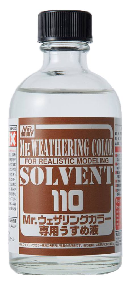Mr Hobby Mr. Weathering Color - Solvent 110 - 110ml | 4973028111521