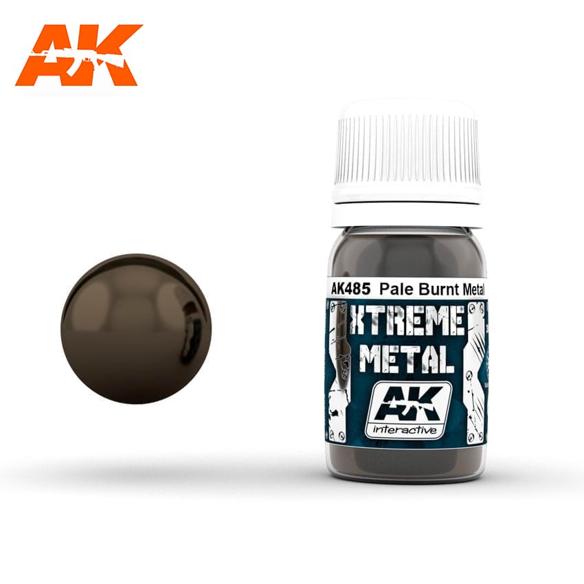AK Interactive Xtreme Metal Pale Burnt Metal | 8436535574853
