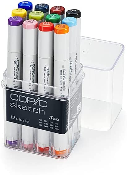 Copic Sketch Marker Basic 12Pc Set | 4511338063149