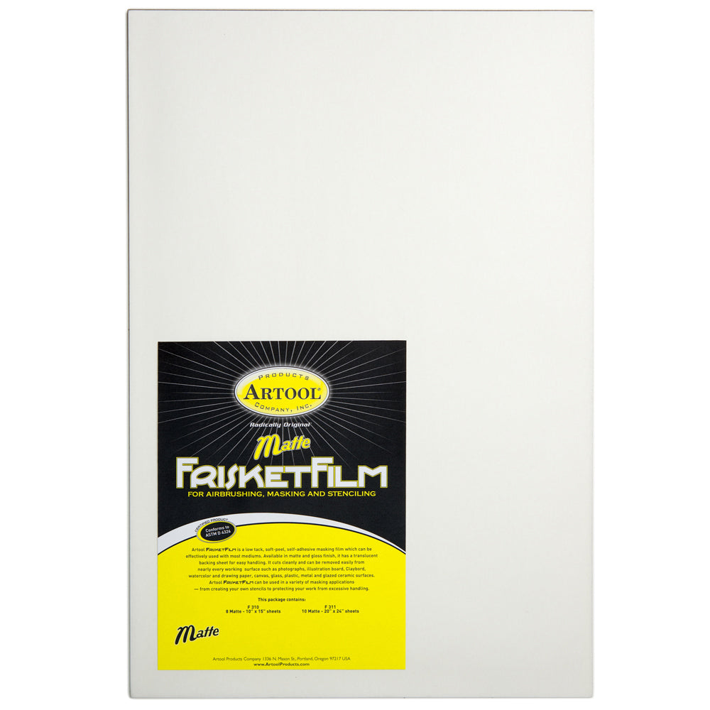 IWATA Artool FrisketFilm, Matte Finish 10inx15in Sheets | 734748443101