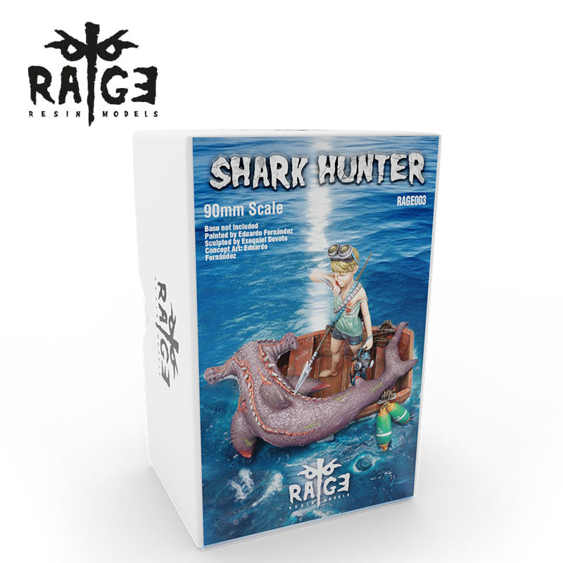 AK Interactive Shark Hunter Resin Figure Kit (90mm) | 8435568328709