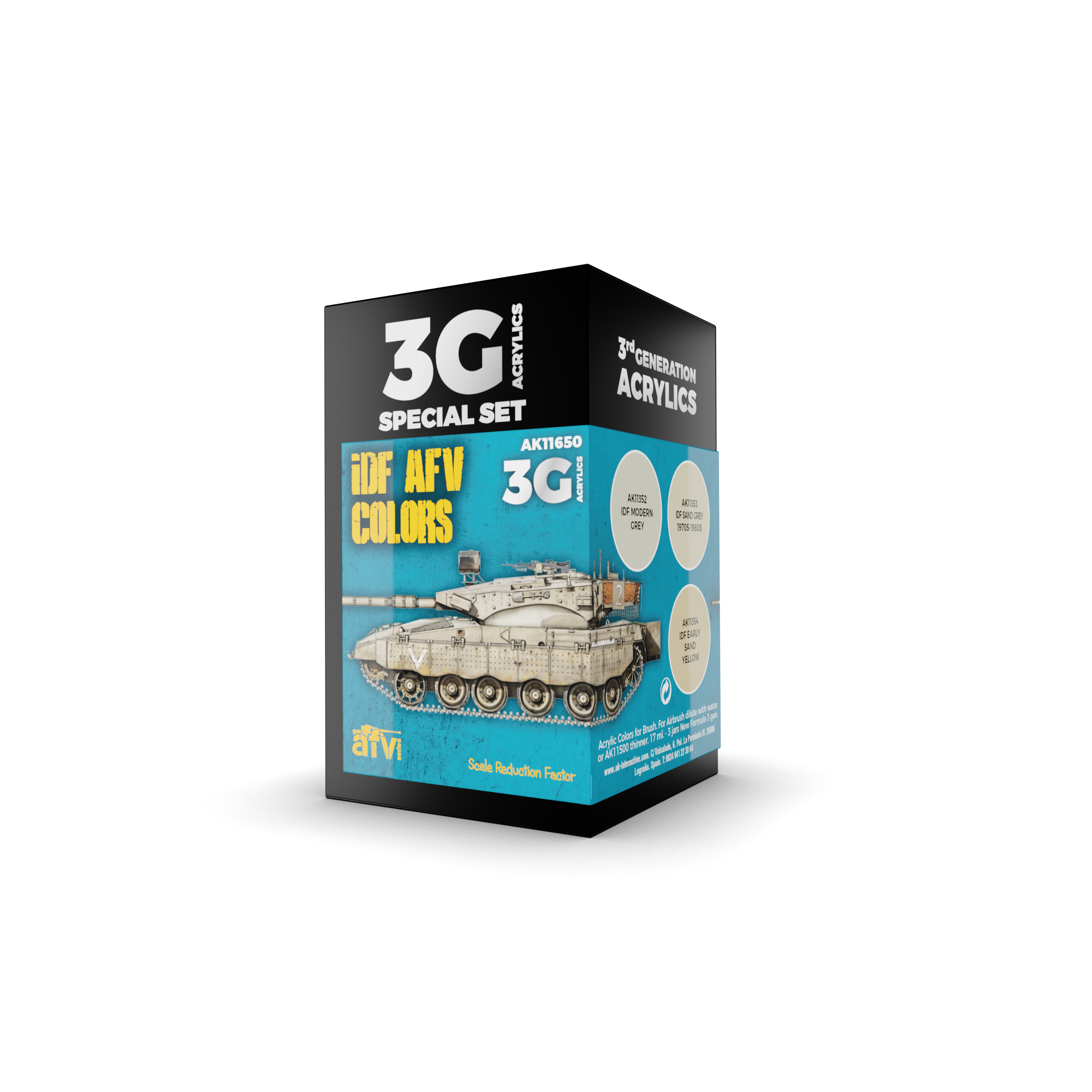 AK Interactive 3G IDF AFV Color Combos | 8435568311145
