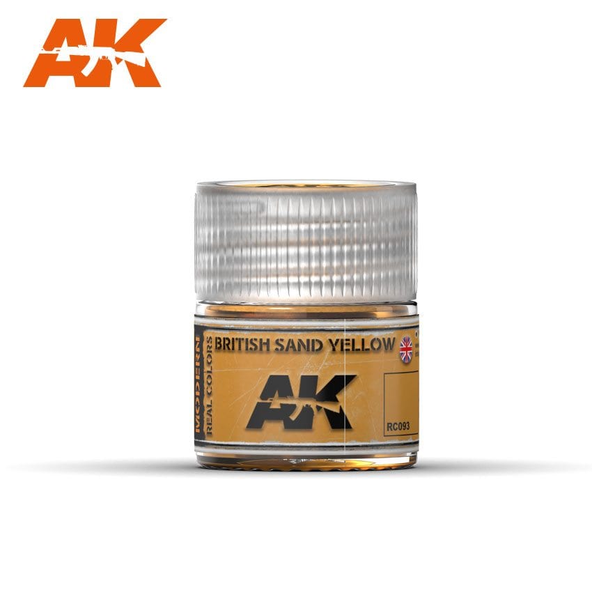 AK Interactive Real Colors British Sand Yellow 10ml | 8436564923264