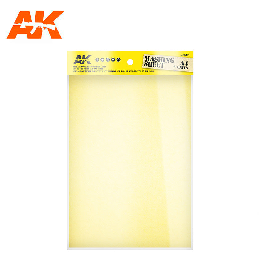 AK Interactive Masking Sheet A4 | 8435568304901