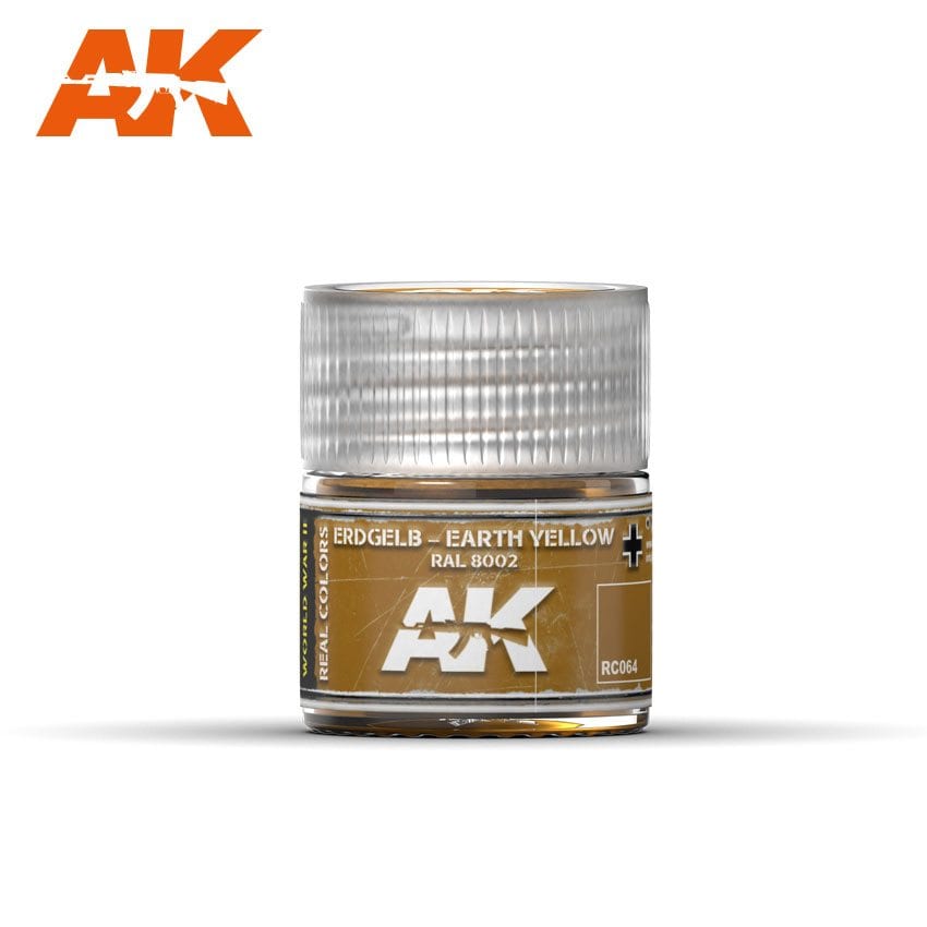 AK Interactive Real Colors Erdgelb-Earth Yellow RAL 8002 10ml | 8436564922977