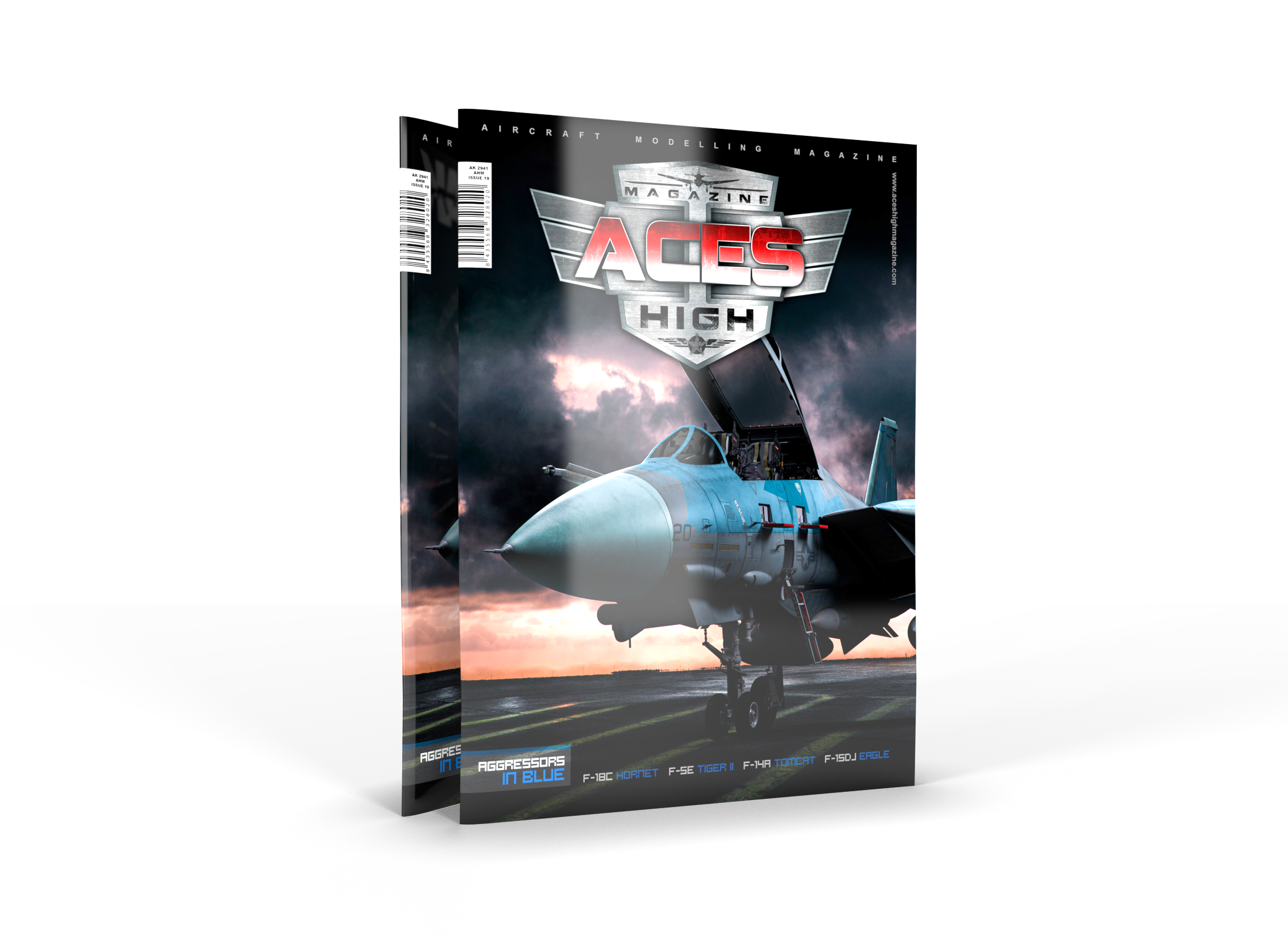 AK Interactive Aces High Issue 19 Agressors In Blue English | 8435568328020