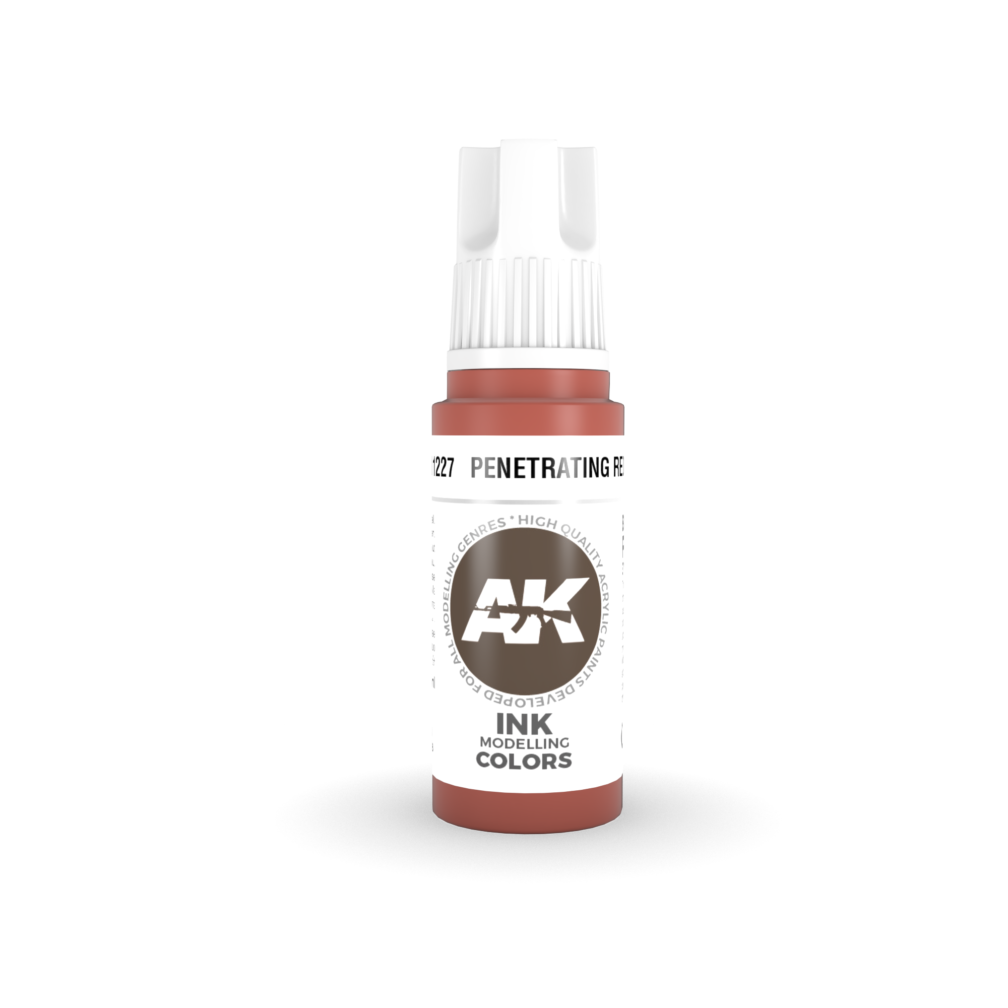 AK Interactive 3G Acrylic Penetrating Red INK 17ml | 8435568304604