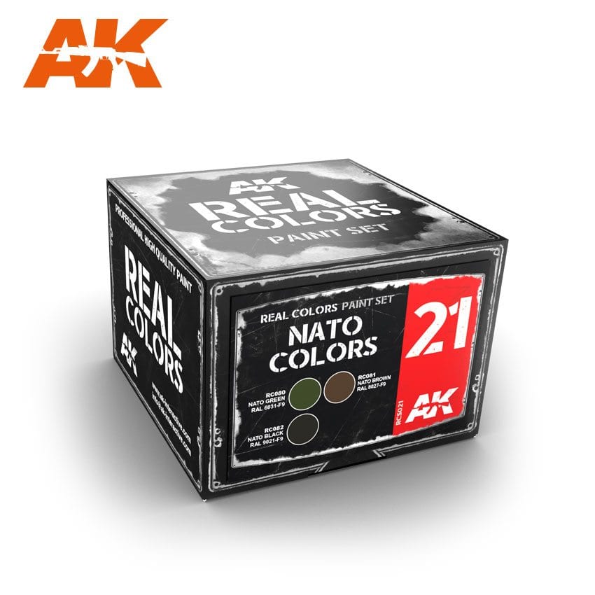 AK Interactive Real Colors NATO Colors Set | 8436564924421
