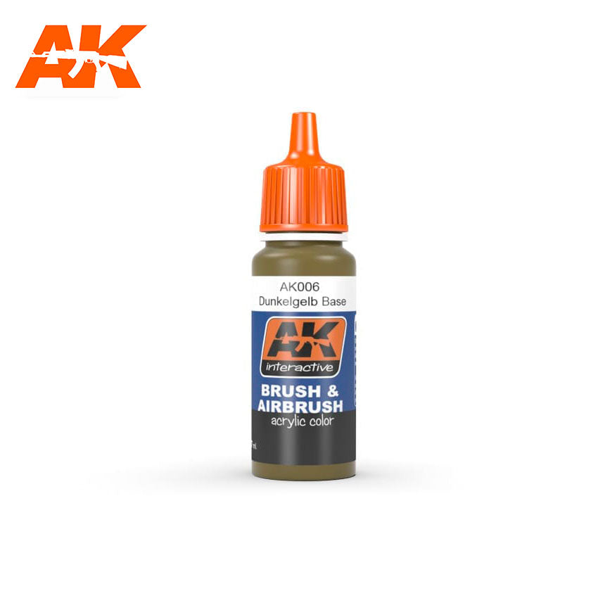 AK Interactive Dunkelgelb Base 17ml | 8436535570060