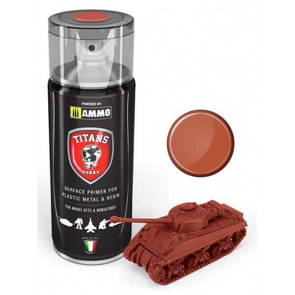 Titans Hobby Rust Base Matt Primer, 400ml Spray | 7426842919516