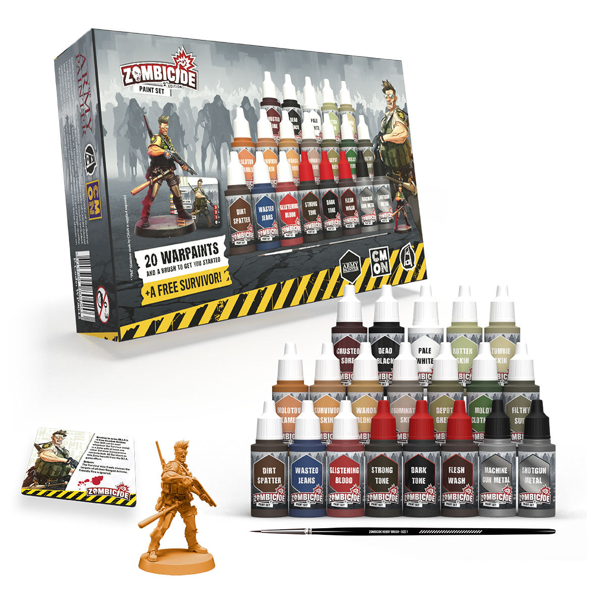 Army Painter Warpaints : Zombicide Paint Set 2nd Edition | 5713799804203