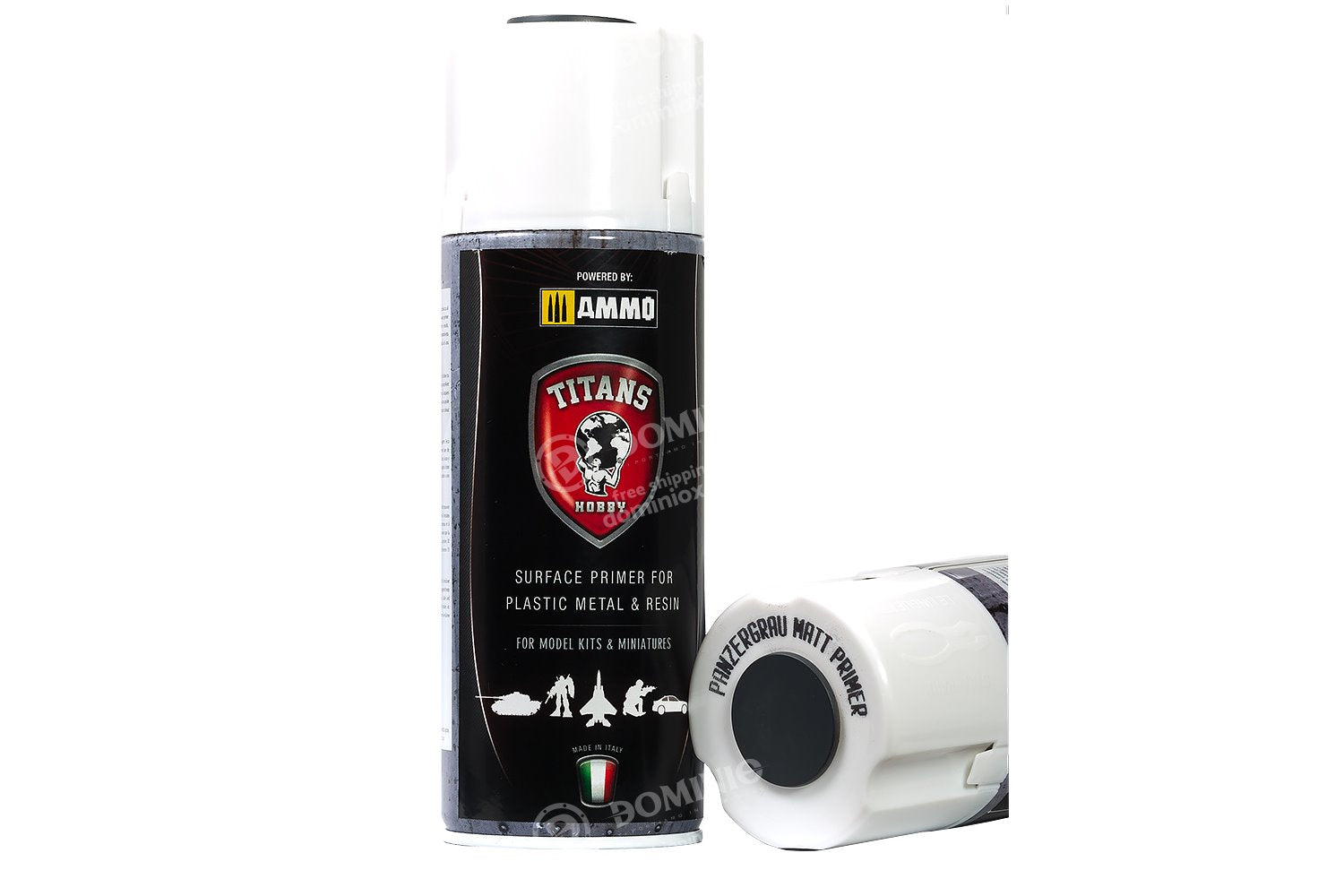 Titans Hobby Panzergrau Matt Primer, 400ml Spray | 7426842919257