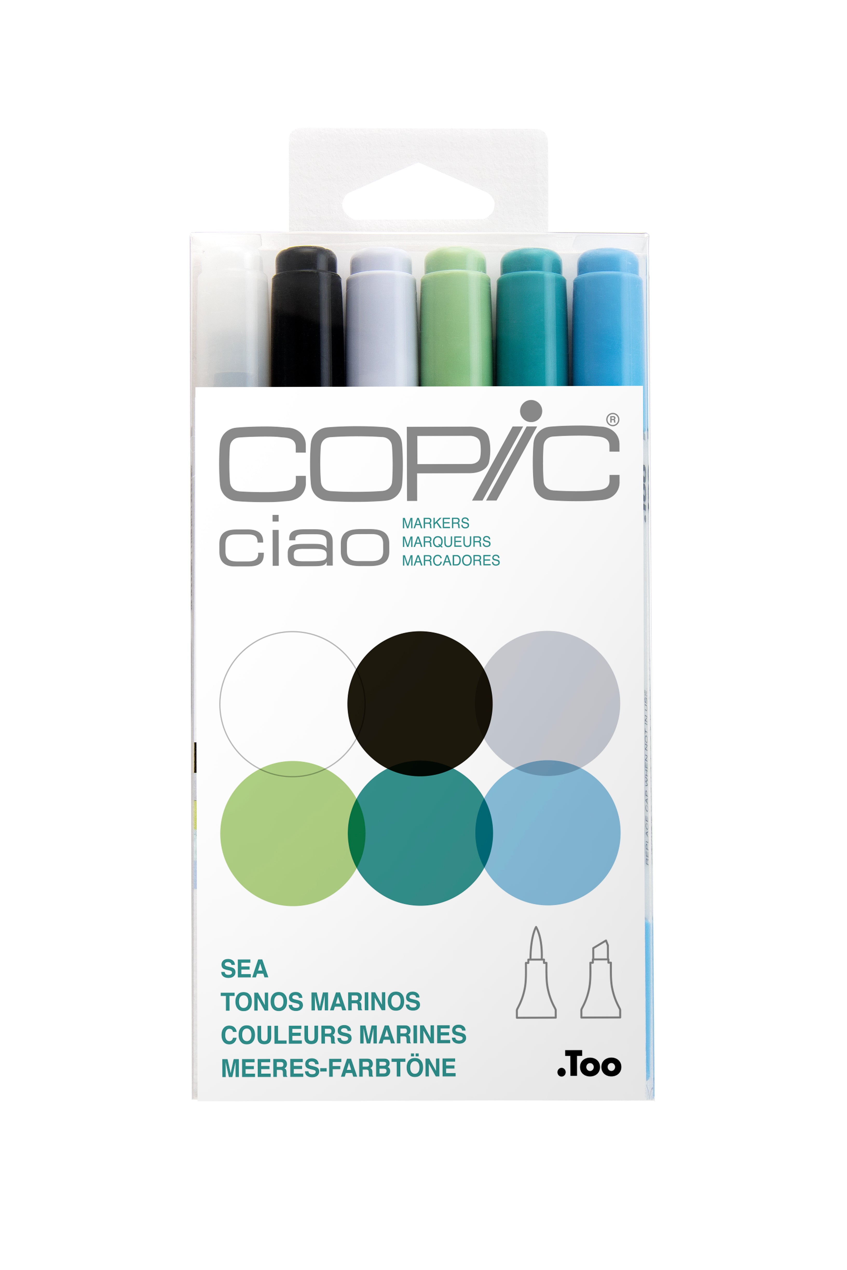 Copic Ciao Marker Sea 6Pc Set | 4511338053645