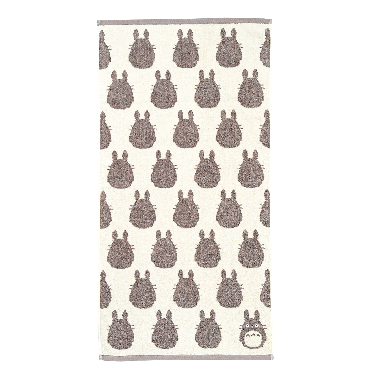 Marushin Studio Ghibli Silhouette Towel Series Big Grey Totoro - (Bath Towel) 'My Neighbor Totoro', Size: 23.6" x 47.24" | 4992272572995