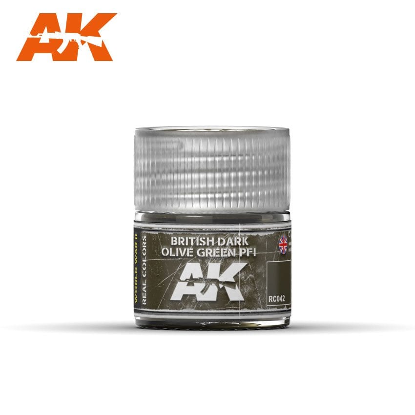 AK Interactive Real Colors British Dark Olive Green PFI 10ml | 8436564922731