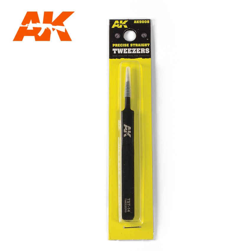 AK Interactive Precise Straight Tweezers | 8435568305182