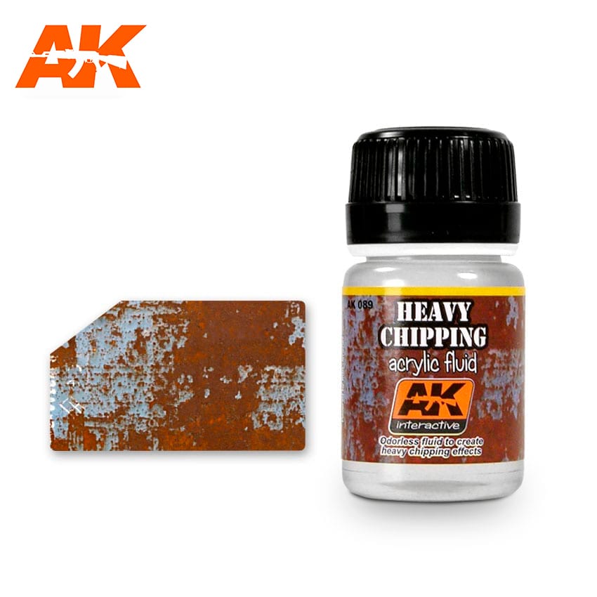 AK Interactive Heavy Chipping Effects Acrylic Fluid | 8436535570893
