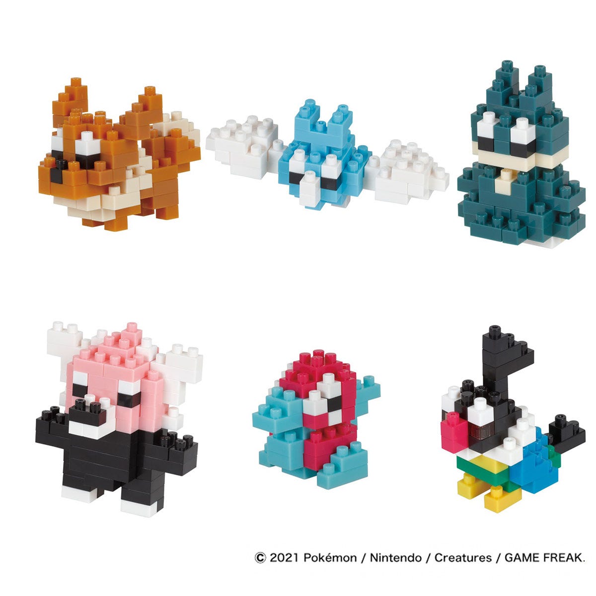 Nanoblock Mininano Series Pokemon Type Normal Set 1 | 4972825223628