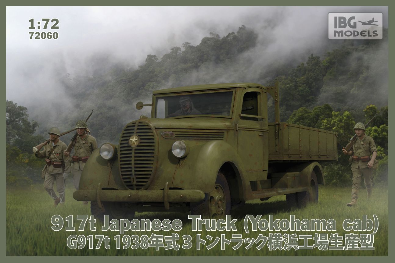 IBG Models 1/72 917t Japanese Truck (Yokohama Cab) | 5907747901162
